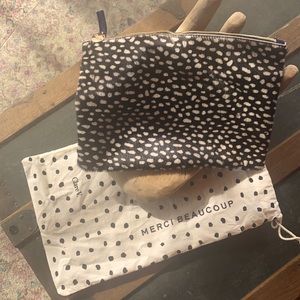 Clare V. Sac Bretelle in Animal Print/Fur Texture